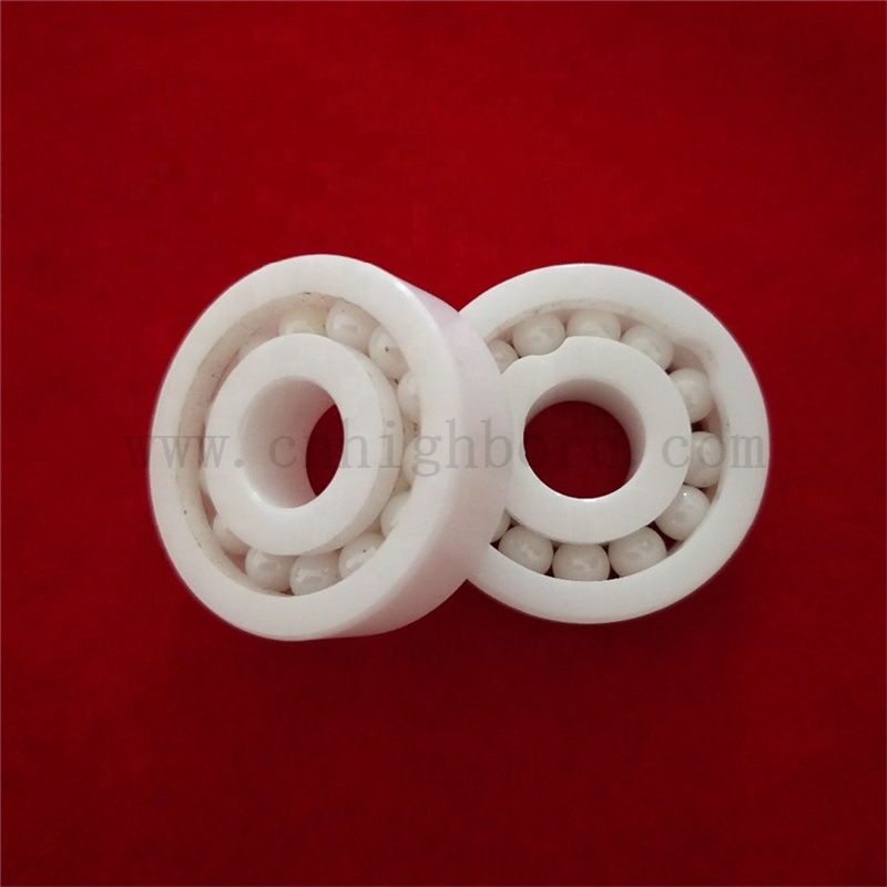 Customized ZrO2 Ceramic Deep Groove Balls Zirconia Ceramic Bearings 