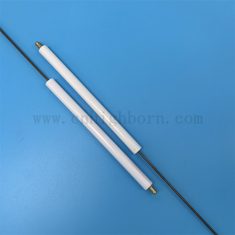 95 Alumina Igniter Customized Glazed Gas Stove Al2O3 Ceramic Ignition