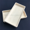 Alumina Molten Metal Sagger Customized 99 Al2O3 Ceramic Rectangular Tray