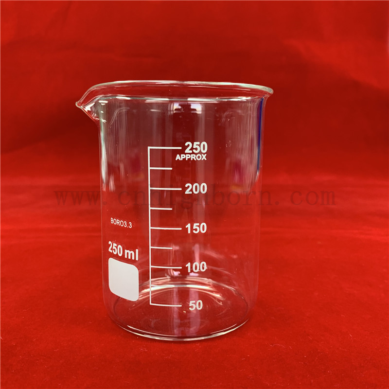 Clear Scaled Laboratory High Borosilicate Glass Beaker