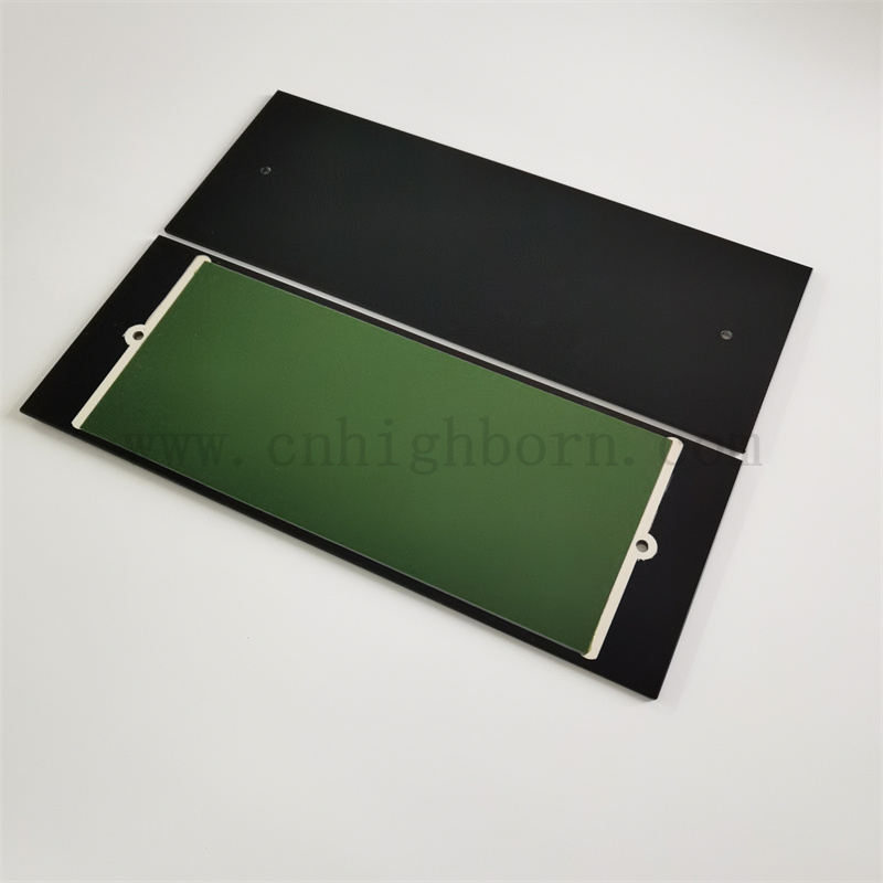 New Style Far-infrared Rectangular Green Ceramic Glass Heating Plate
