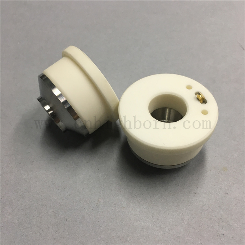 Alumina Laser Nozzle Holder Customized Al2O3 Ceramic Ring