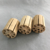 Industrial Cordierite Ceramic Heater Bobbin Tube For Cartridge Heater