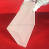 Large Fused Silica Quartz Square Plate Opaque Frosted Quartz Plate