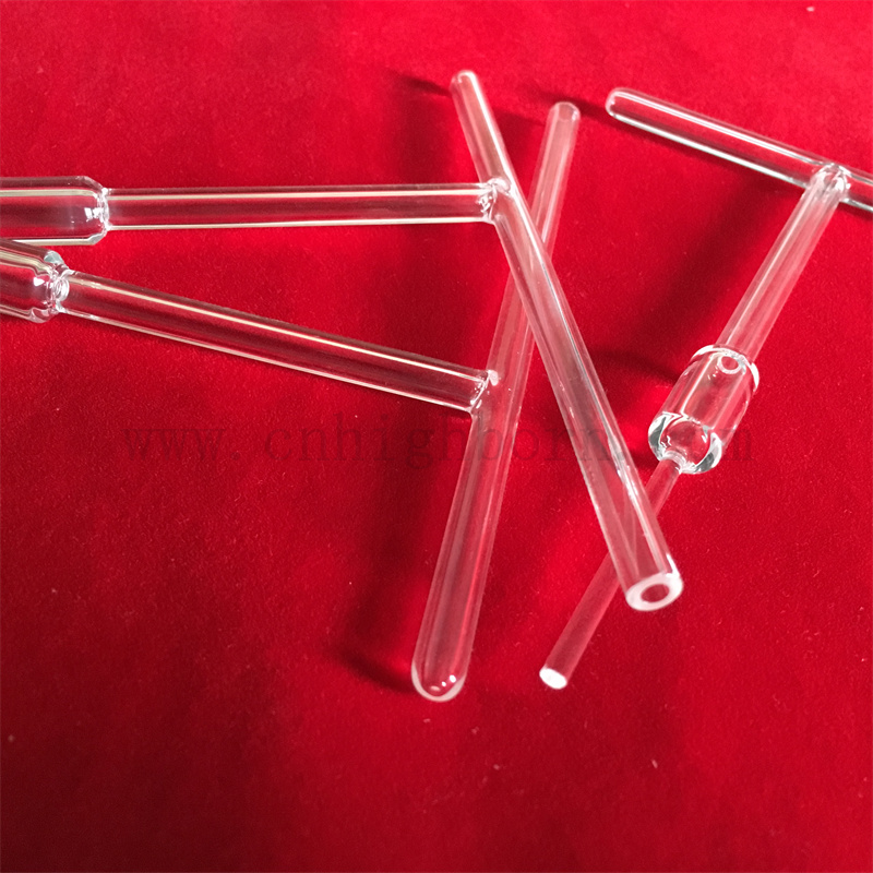 Customizable Size High Temperature Resistance Quartz Glass Tube Fused Silica Transparent Quartz Pipe