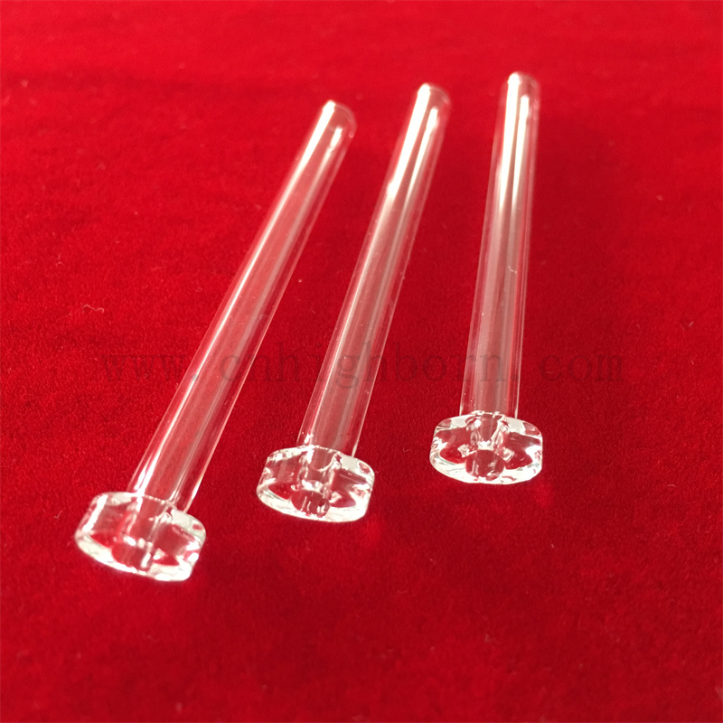 Customized High Temperature Resistance Various Size Quartz Glass Tube Clear Silica Glass Tubing 