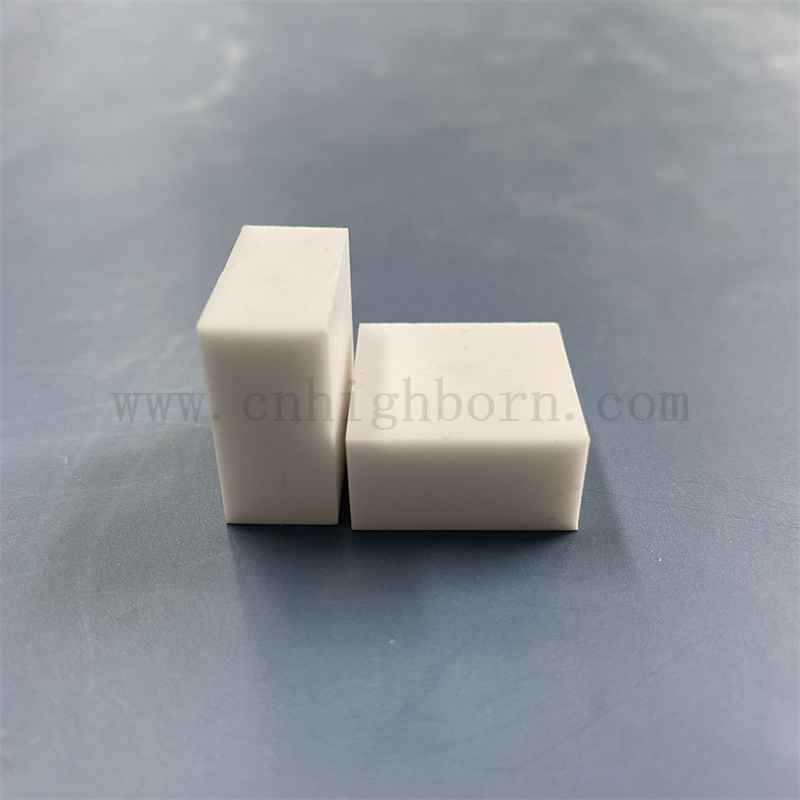 95 Alumina Ceramic Thick Block Customized Al2O3 High Hardness Plate