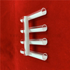 Customied Heat Resistance Half Coated with Ceramic Fused Silica Quartz Glass Tube