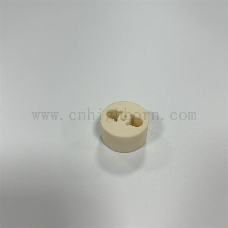 Customized Alumina Round Board Part Insulator 99%AL2O3 Ceramic Block