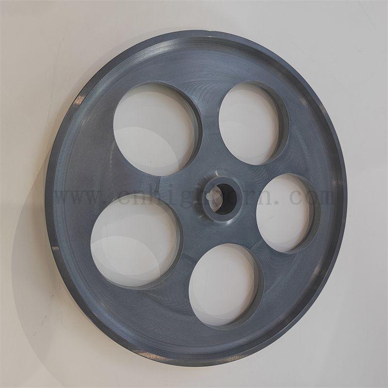 Silicon Nitride Heat Shield Ceramic Disc Si3N4 Ceramic Parts for Hydrogenation Furnace
