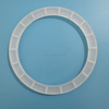Heat Resistance Frosted Quartz Glass Flange with Hole for Industrial Applications
