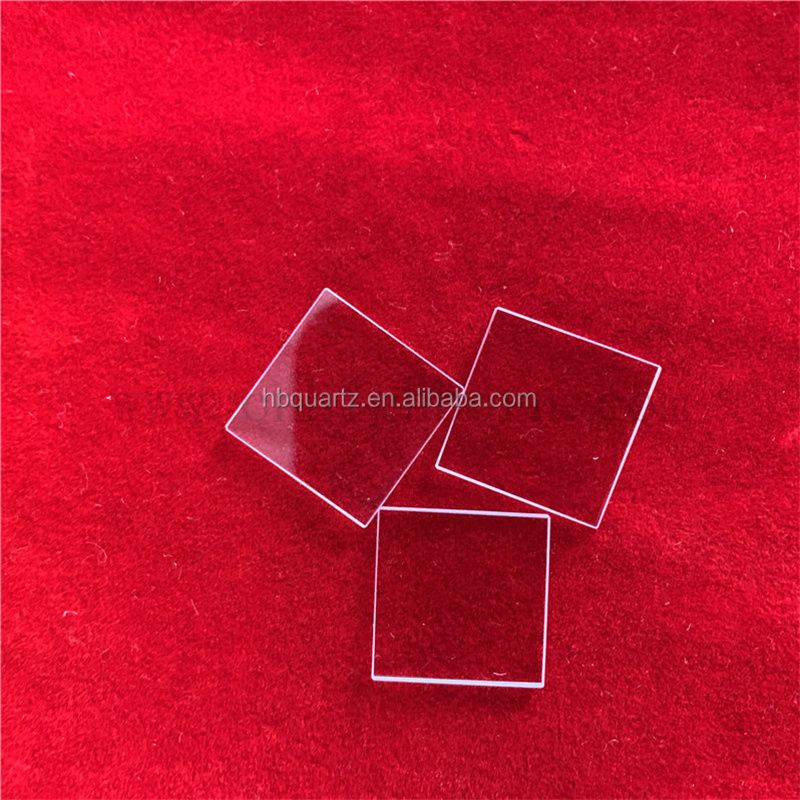 High Transmittance Square Clear Silica Quartz Glass Sheet for Optical ...