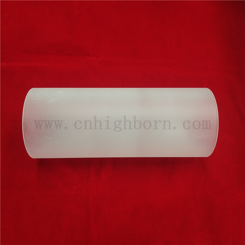 Frosted Heat Resistance Translucent Big Size Quartz Silica Tube