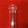 Customized Clear Fused Silica Quartz Glass Tube with Flange on Two Ends