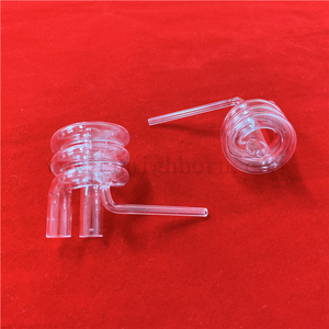 Customized Quartz Helix Quartz Tube Fused Silica Glass Pipe