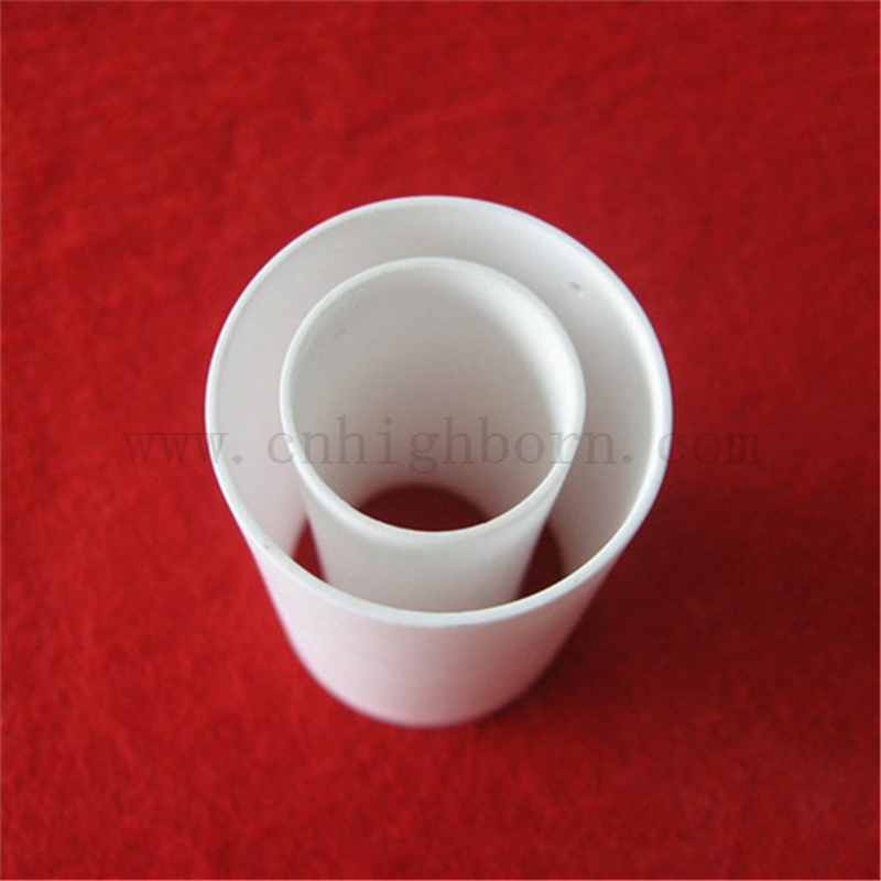 Alumina Large Diameter Tube Insulation Al2O3 Ceramic Thin Wall Pipe