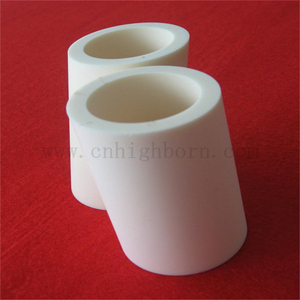 Large Diameter Irregular 95 Alumina Tube Customized Beveled Al2O3 Ceramic Pipe