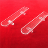 Customized Clear High Temperature Quartz Glass Boat with Legs
