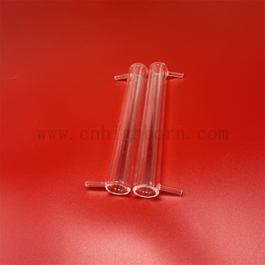 Heat Resistance Customized Clear Two Layers Fused Silica Quartz Glass Tube