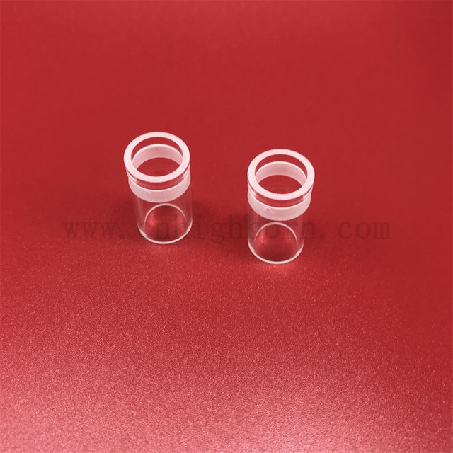 Heat Resistance Customized Clear Quartz Glass Tube with Laser Drilling Holes