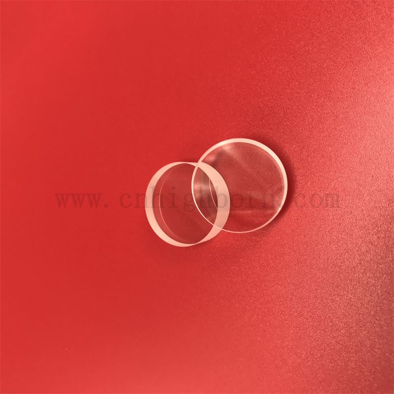 Customized Round Transparant 10mm Thickness Sapphire Glass Lens