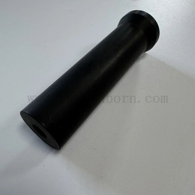 Customized Silicon Carbide Irregular Bush Pipe with Flange Reaction Sintered SiC Ceramic Part /Tube