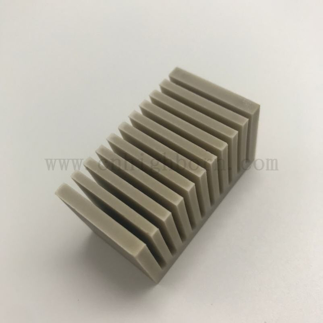 Industrial Ceramic AlN Aluminium Nitride Parts Heat Sinks And Heat Spreaders Parts
