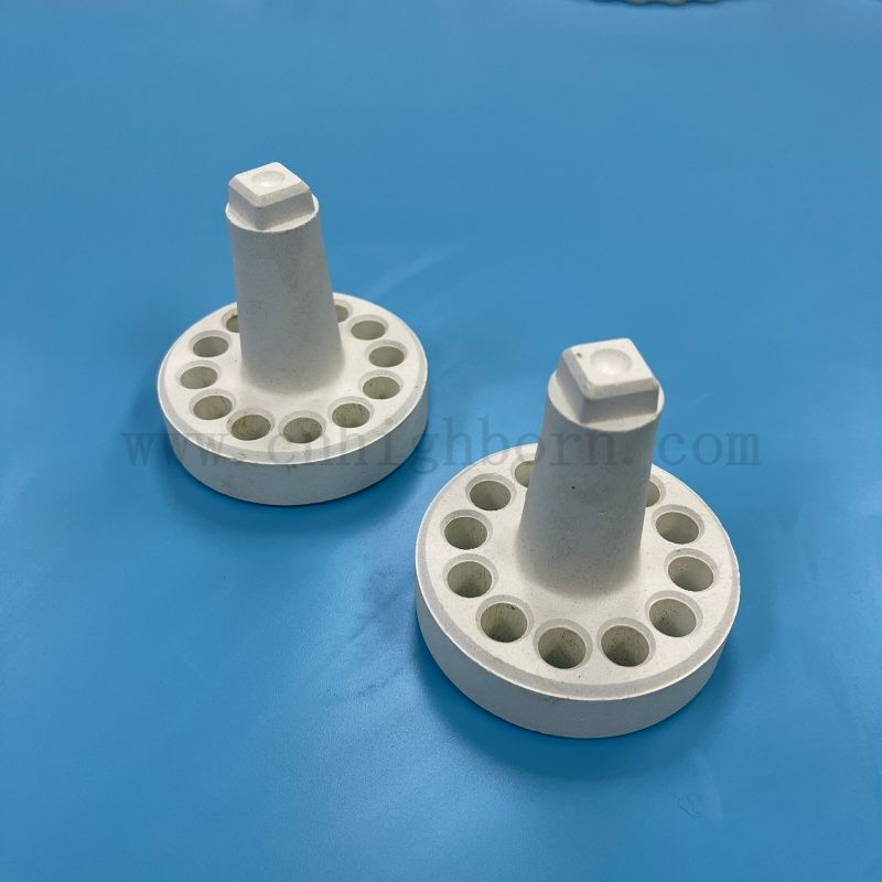 High Temperature Ceramic Radiation Tube Bracket Base Made of Mullite Corundum
