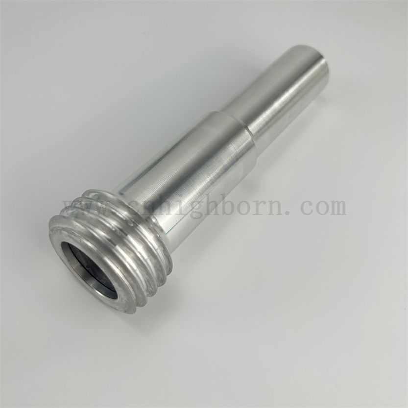 Boron Carbide Sandblast Nozzle Abrasive Blasting Nozzle Single Inlet Venturi B4C Carbide Sprayer for Blasting Pots