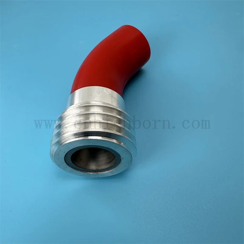 High Hardness Temperature B4C 45-degree Bent Boron Carbide Ceramic Sandblasting Venturi Nozzle
