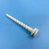 Refractory Cordierite Screw Insulator Corundum Mullite Ceramic Thread Rod