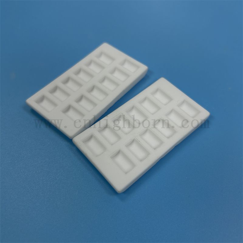 Customized Corundum Mullite Ceramic Board Refractory Cordierite Ceramic Crucible