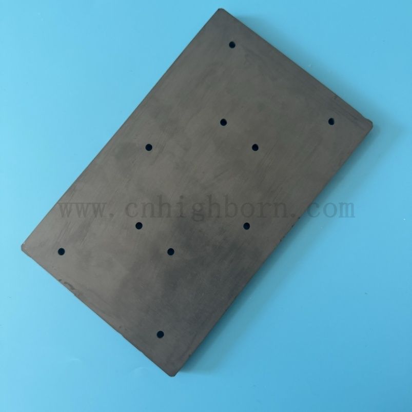 Precision Machining Holes Silicon Carbide Ceramic SiC Plates