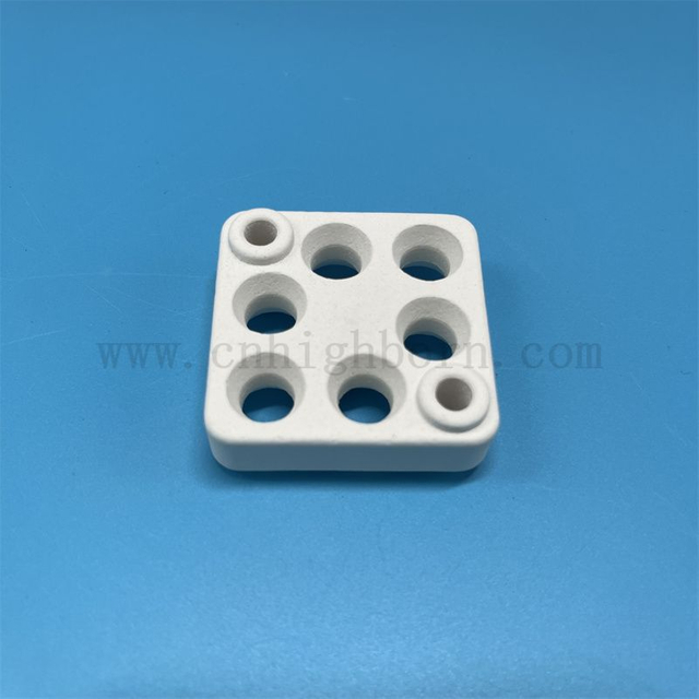 Thermal Shock-resistant Mullite Plate Ceramic Heater Element Piece with Holes