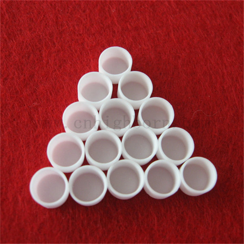 99 Alumina Crucible With Lid Customized Al2O3 Ceramic Analytical Small Boat