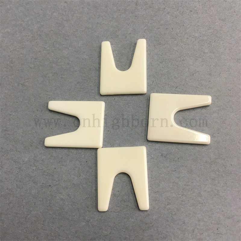 Customized Al2O3 Textile Spare Machinery Parts Alumina Ceramic Wire Yarn Guide 