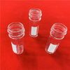  Customized Transparent Fused Silica Quartz Glass test tube with flat bottome