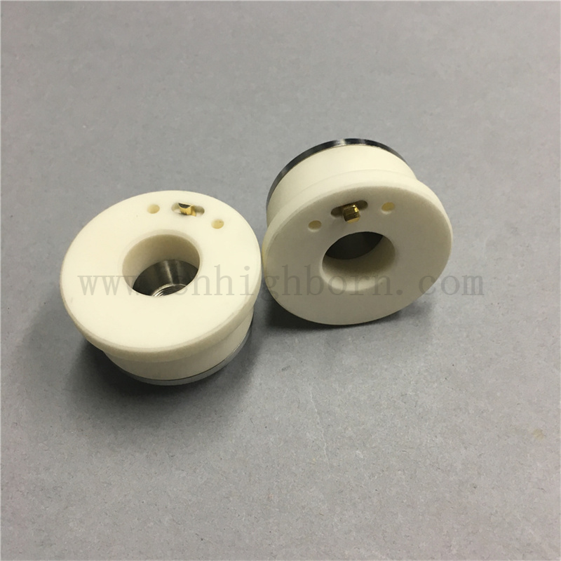 Alumina Laser Nozzle Holder Customized Al2O3 Ceramic Ring