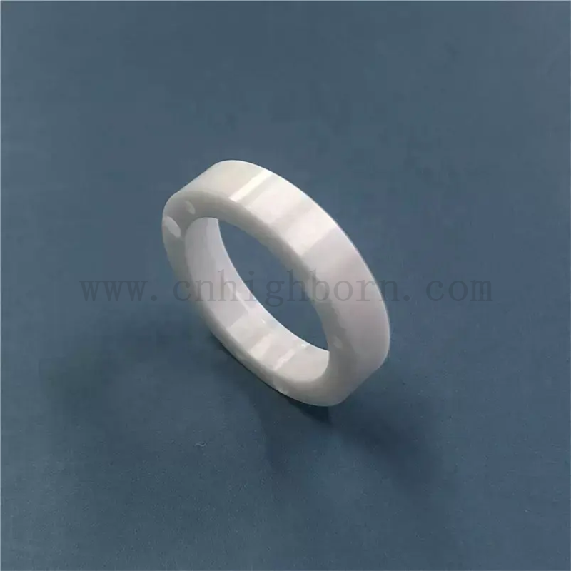 Customized ZrO2 Zirconia Ceramic Yttrium Punch Hole Insulating Rings