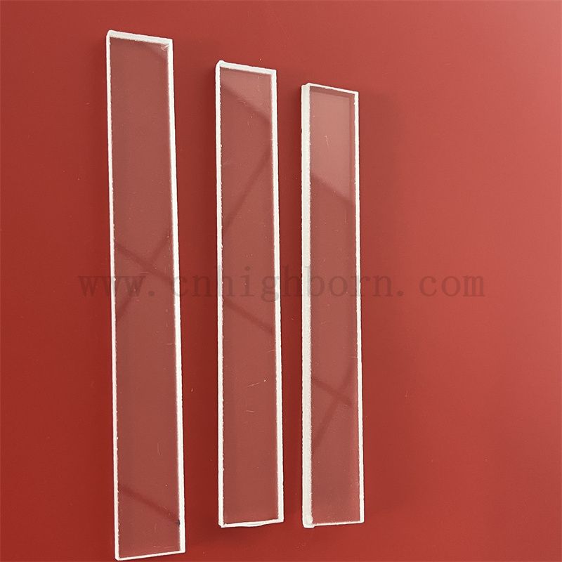 Chemistry Corrosion Resistance Rectangle Transparent Quartz Glass Sheet