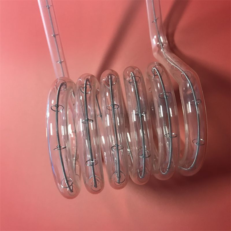 Fused Silica Quartz Glass Spiral Tube for Heating 