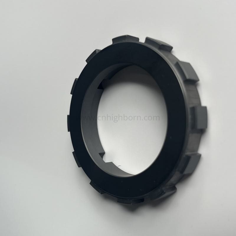 High Hardness Custom Machined SiC Ceramic Gear Ring