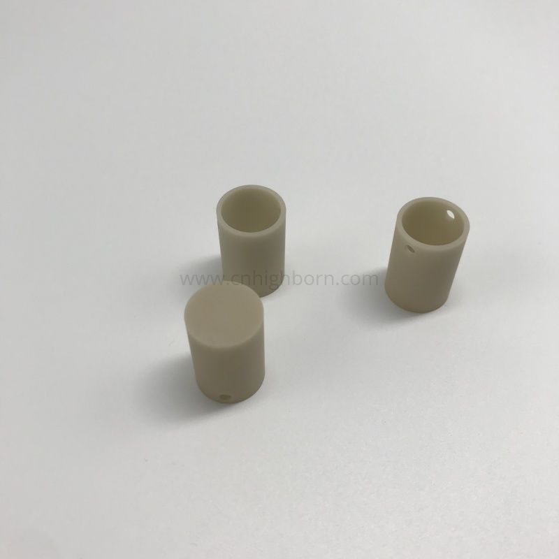 High Thermal Conductivity Aluminum Nitride (AlN) Cermaic Cylindrical Crucible