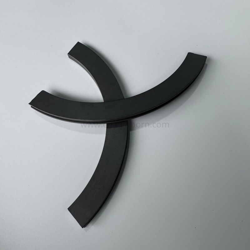 Curved SiC Ceramic Strip Silicon Carbide Segment Parts