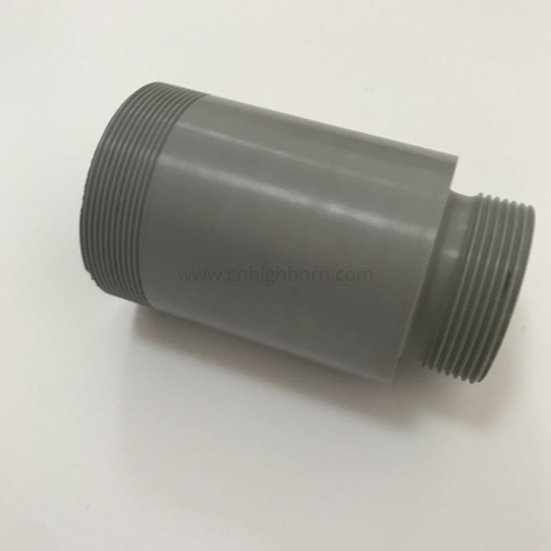 GPS Silicon Nitride Pipe Si3n4 Ceramic Threaded Tube