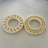 CNC-Machined 99% Alumina Al2O3 Ceramic Slotted Ring