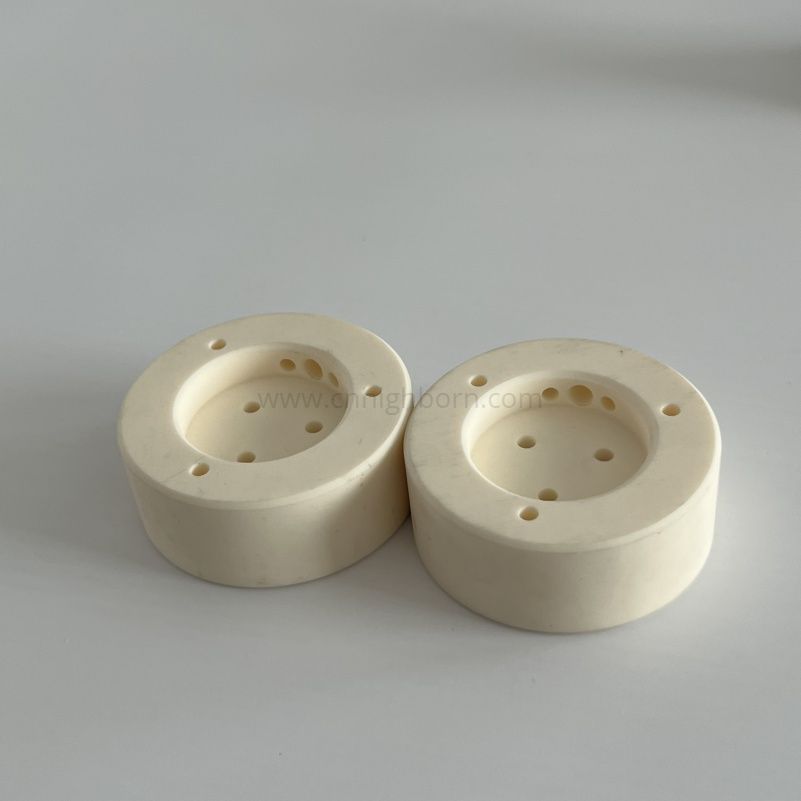 CNC Machined Alumina Ceramic 99.5% Al2o3 Round Block