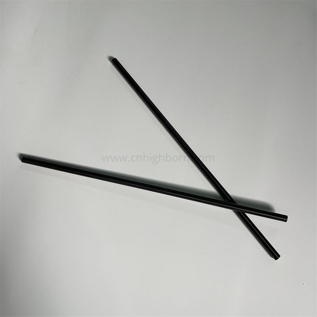 Black Zirconia Ceramic Solid Rod ZrO2 Round Bar