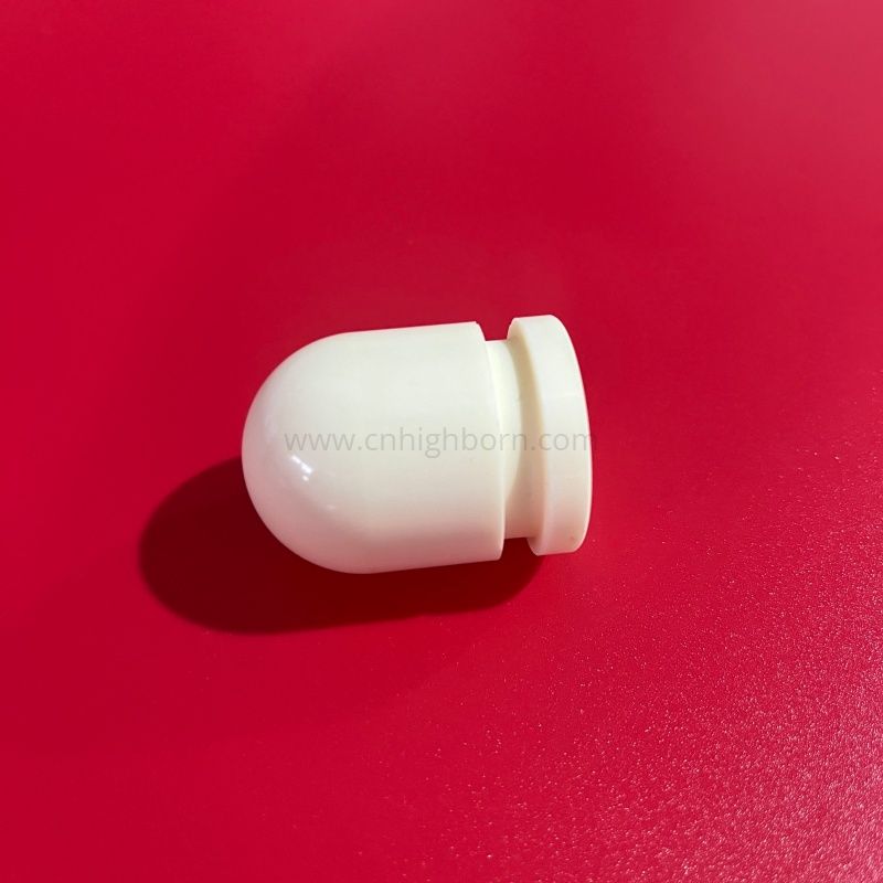 Wear‑resistant Fittings Stepped Cylindrical Zirconia Ceramic Cap 