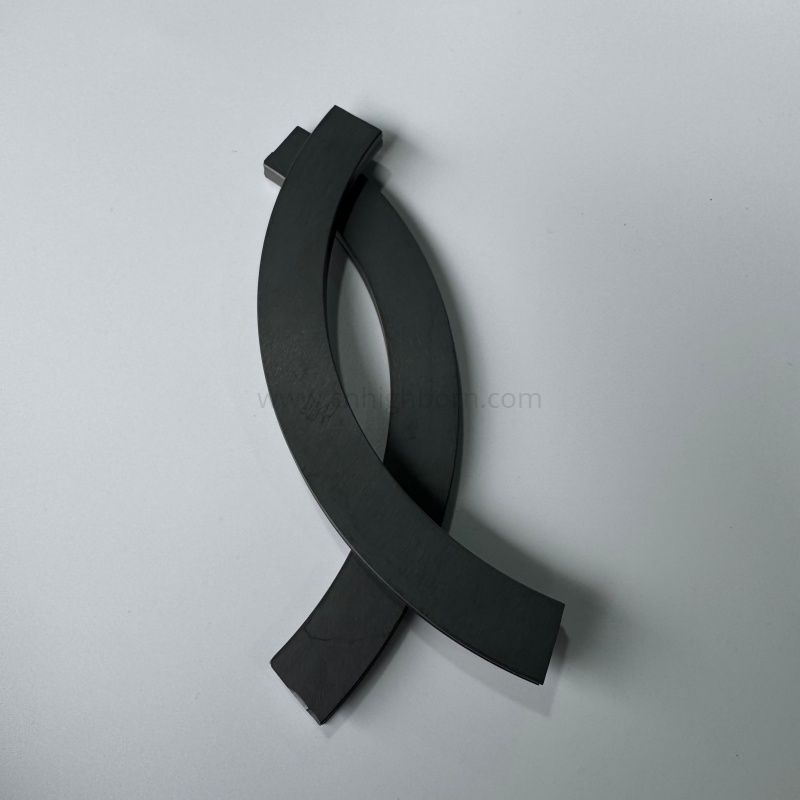 Fine Polished High Temperature Silicon Carbide Ceramic Plate Ssic Ceramic Board 
